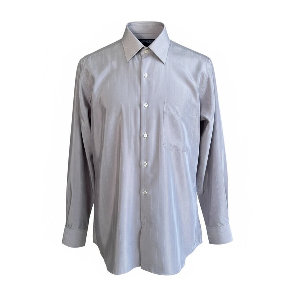 Damon Shirt Silceta Vintage 70s Dusty Lavender Disco Shirt Size Medium